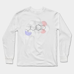 Ecstasy Molecule Chemistry Long Sleeve T-Shirt